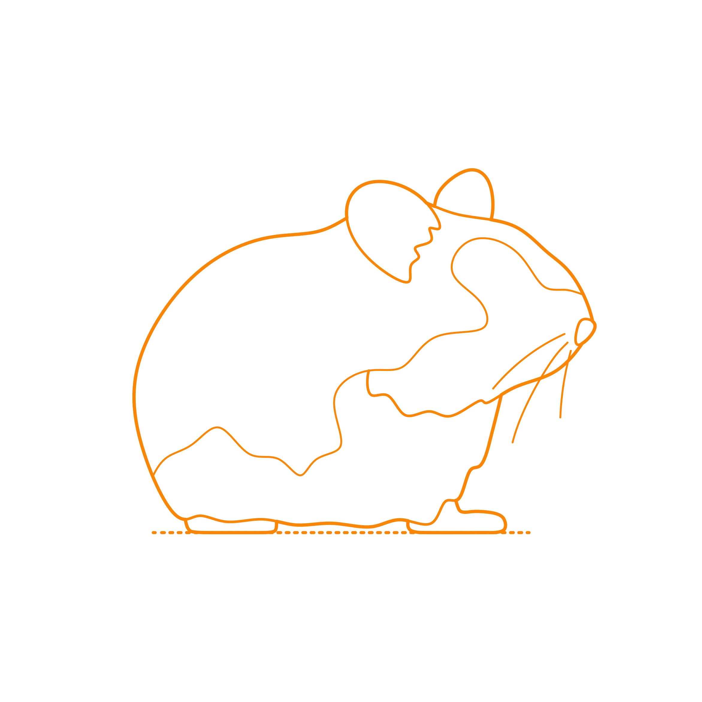 Animals Rodents Roborovski Dwarf Hamster Sketch Style Svg Vector Free Vectors